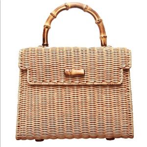 Laboratorio Capri Handmade Bamboo Handle Bag